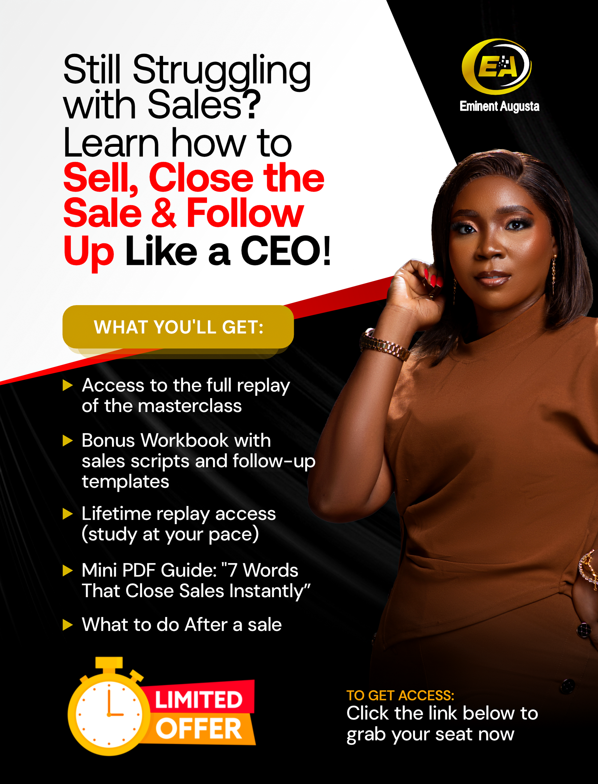 How to Sell, Close the Sale & Follow Up Like a CEO!