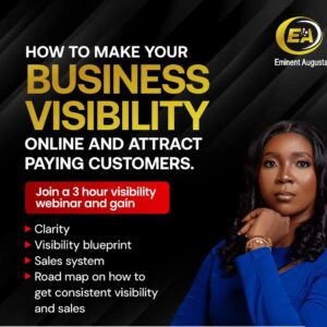 1-ON-1 VISIBILITY SALES AND MARKETING STRATEGY SESSION WITH EMINENT AUGUSTA