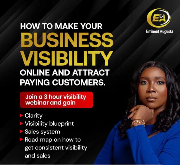 1-ON-1 VISIBILITY SALES AND MARKETING STRATEGY SESSION WITH EMINENT AUGUSTA